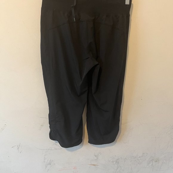 ACX ACTIVE | Women's Drawstring Capri Pants Black Size Small - Picture 2 of 10